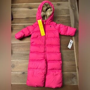 Ralph Lauren Snow suit. 9M  Brand New With Tags